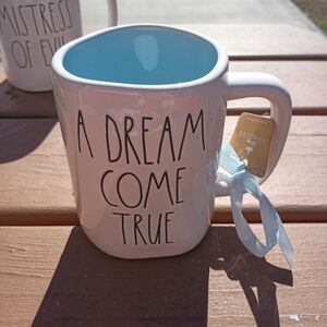 A Dream Come True White and Blue Mug
